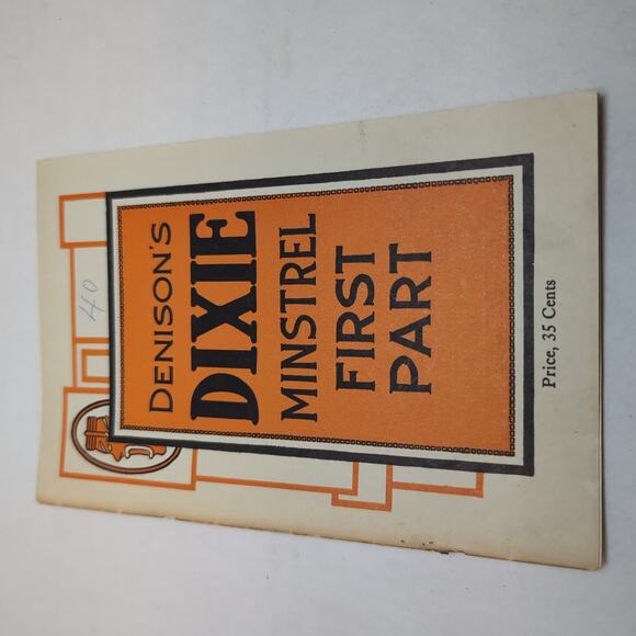 Lot of 4 Minstrel Booklets Denisons Dixie Jubilee Alabama First Part 20s - Picture 3 of 16